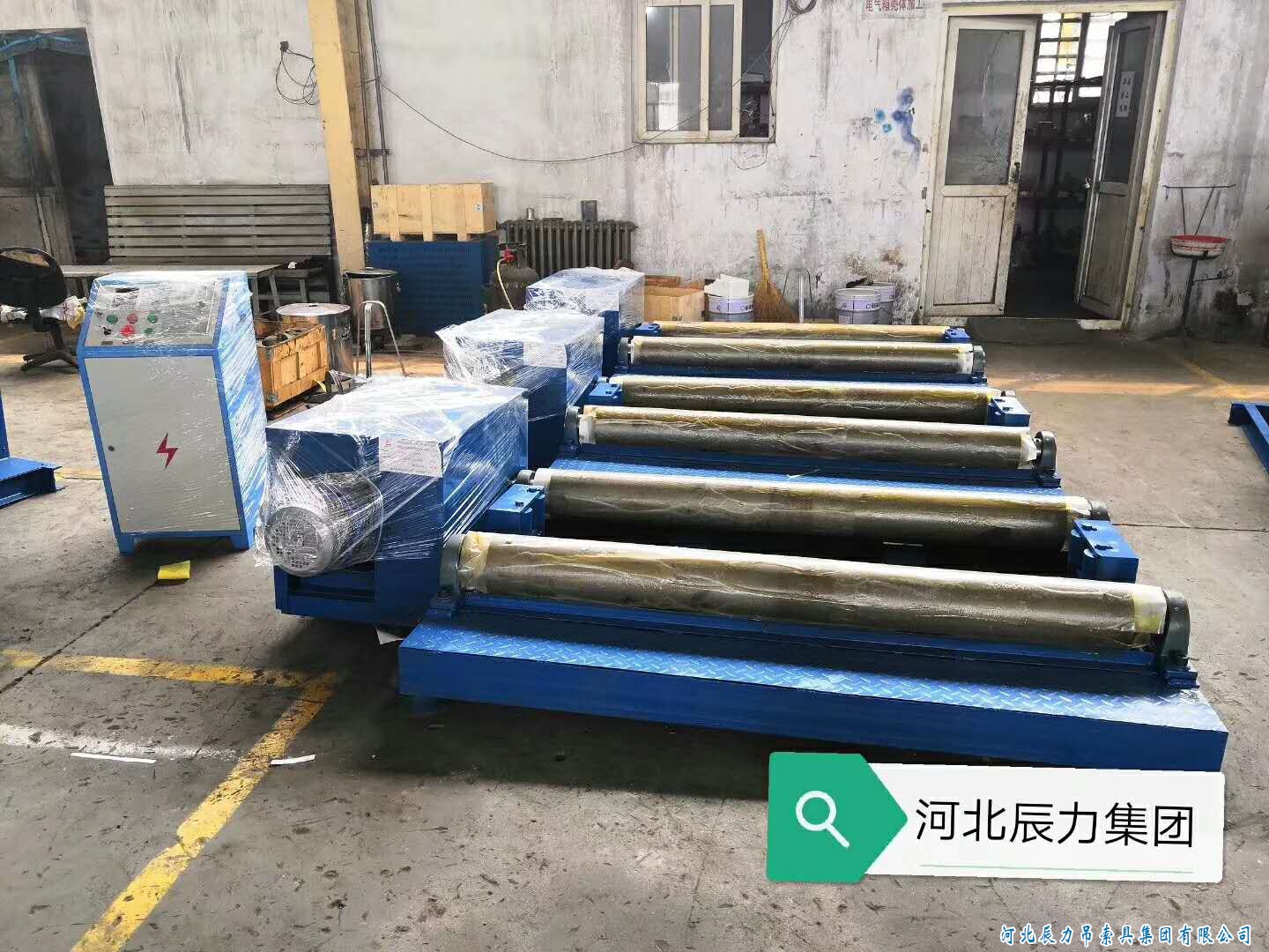 鋼絲繩纏放繩機器，鋼絲繩索具壓制機器，集體裝柜發(fā)貨
